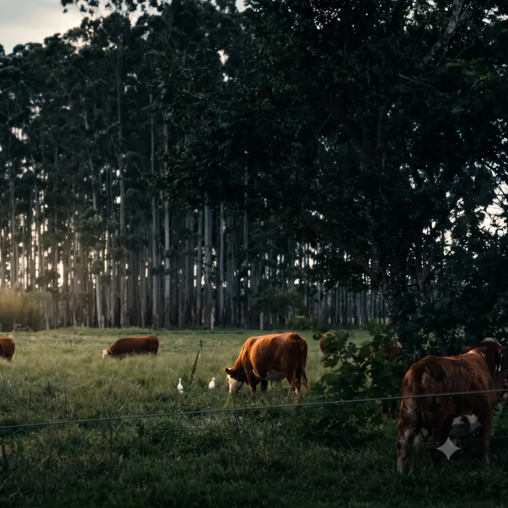 Gado em pastagem representando o ecossistema agronômico da XII SEAGRO